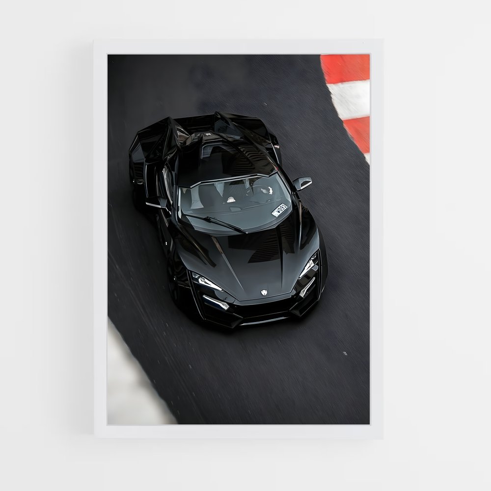Poster Lykan Noir – affiche W Motors (vue 3)